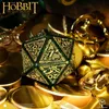 Kostka "Lo Hobbit" - D20 verde Anteprima dell’immagine prodotto 4