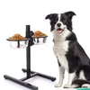 Futterstation Hund höhenverstellbar Hundenapf 1800ml Produktbild-Vorschau 1