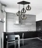 LUXOLAR Pendelleuchte 4 flammig Schwarz, Led Deckenlampe Produktbild-Vorschau 3