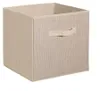 Boîte de rangement HESSIAN, 31 x 31 cm, beige Voir les images du produit 1