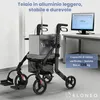 ELONEO 2in1 carrozzina rollator pieghevole e leggera con Anteprima dell’immagine prodotto 8