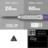 Target Darts Luke Littler Brass Steel Tip Darts Set mit Pro Produktbild-Vorschau 13