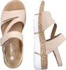 Rieker Damen Riemchensandale beige, Damen:43 EU Produktbild-Vorschau 18