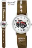 Pacific Time Kinder Armbanduhr Jungen Mädchen Traktor rot Produktbild-Vorschau 1