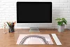 MuchoWow® Mauspad Mousepad Regenbogen - Minimalismus - Rosa Produktbild-Vorschau 4