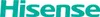 The image shows the Hisense logo in a teal color against a white background. Voir les images du produit