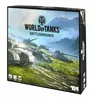 A box for the World of Tanks: Battlegrounds board game, featuring tanks on a grassy hill with mountains in the background. Náhled obrázku produktu