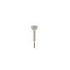 A close-up studio shot of a white earbud on a white background. Produktbild-Vorschau