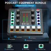 ZELURXX Kondensator Mikrofon Set mit Arm & Soundkarte – Produktbild-Vorschau 4