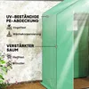 Serra Outsunny con porta scorrevole, finestra, ripiani, Anteprima dell’immagine prodotto 5