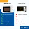 Exquisit Mikrowelle MW 802, Weiß, 20 Liter, 700 Watt, HxBxT Produktbild-Vorschau 4