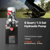 VEVOR 6 Qt hydraulický agregát, jednočinné čerpadlo pre Náhľad obrázku produktu 2
