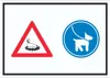 Achtung Brutzeit Hund bitte anleinen Symbol Schild A3 Produktbild-Vorschau 1