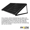 2x 114 cm Solarpanel Halterung schwarz Solarmodul Produktbild-Vorschau 7