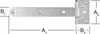 Staffe trasversali per impieghi gravosi 500x38x4,0 mm Anteprima dell’immagine prodotto 2