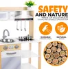 Green Series Kinderküche Spielküche Holz - Kinderküche aus Produktbild-Vorschau 7