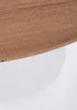 Tisch Bloom 100 x 100 x 75 cm Stahl MDF Weiß Braun Produktbild-Vorschau 2