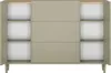 Wohnzimmer Kommode mit 150 cm Breite in Grün mit Eiche, 2 Produktbild-Vorschau 2