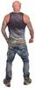 Yakuza Pánské tílko Silent Mesh, černé, 6XL Náhled obrázku produktu 4