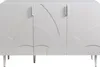 Sideboard 'Starvili' mit 3 Türen 75 x 115 x 38 cm Beige Produktbild-Vorschau 5