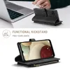 A collage of images showing a phone case with a kickstand and card slots, and a laptop. Produktbild-Vorschau