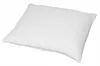 A white pillow with a blue trim, shown on a white background. Podgląd zdjęcia produktu