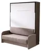 Armadio Letto con Divano Imbottito Parete Armadi Letto Anteprima dell’immagine prodotto 2