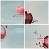Bilder auf glas - Einteilig - Flamingo Blume Grafik Produktbild-Vorschau 8