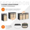 Pojemnik na kontenery na śmieci ML-Design, model Podgląd zdjęcia produktu 7