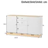MODFU Sideboard mit Schubladen,Aufbewahrungsschrank Drei Produktbild-Vorschau 7
