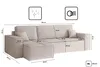 Kaiser Möbel Ecksofa mit schlaffunktion und bettkasten, Produktbild-Vorschau 3