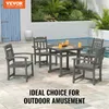 VEVOR 5-teiliges Gartenmöbel Set Balkonmöbel 150 kg Produktbild-Vorschau 7