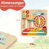Montessori Lernuhr aus Holz für Kinder ab 3 Jahren Produktbild-Vorschau 2
