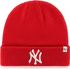 47 New York Yankees rosso OSFM berretto invernale Anteprima dell’immagine prodotto 1