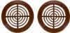 Griglia di ventilazione marrone per apertura di 45 mm, 2 Anteprima dell’immagine prodotto 2