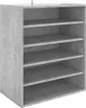 vidaXL Scarpiera grigio cemento 60x35x70 cm materiale a Anteprima dell’immagine prodotto 11