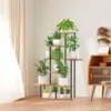 8 étages, support pour plantes en bois et métal, pour Voir les images du produit 2