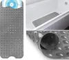 Circul Badewannenmatte 100 x 41 cm grau modern eckig mit Produktbild-Vorschau 1