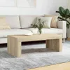vidaXL Konferenčný stolík Sonoma Oak 102x50x36 cm Materiál Náhľad obrázku produktu 2