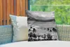 MuchoWow® Outdoor Kissen - Klares blaues Wasser mit Bergen Produktbild-Vorschau 3