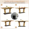 Flieks Ausziehbarer Esstisch mit Stabiler Sockel, Produktbild-Vorschau 10