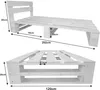Lermowood Palettenbett M2 120 x 200 cm mit Kopfteil und 2 Produktbild-Vorschau 6