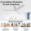Sofucor Deckenventilator, 132 cm, Massivholz, ohne Leuchte Produktbild-Vorschau 4