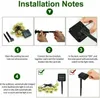 Instructions for installing solar-powered string lights. Produktbild-Vorschau