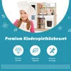 COSTWAY Kinderküche Holz, Kinder Spielküche mit Licht & Produktbild-Vorschau 6
