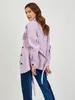 Orsay Hellviolette Winterjacke mit Fransenhemd Produktbild-Vorschau 2