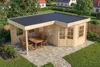 Alpholz 5-Eck Gartenhaus Pepe aus Holz 618x462cm mit 28 mm Produktbild-Vorschau 6