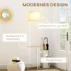 HOMCOM Stehleuchte, Standlampe mit 2 Ablagen, 40 W Produktbild-Vorschau 5