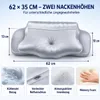 Nackenstützkissen Memory Foam, ergonomisch, kühlender Produktbild-Vorschau 6