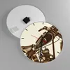 Wanduhr - Rund - Glasuhr - motor retro - 40x40cm - Produktbild-Vorschau 2